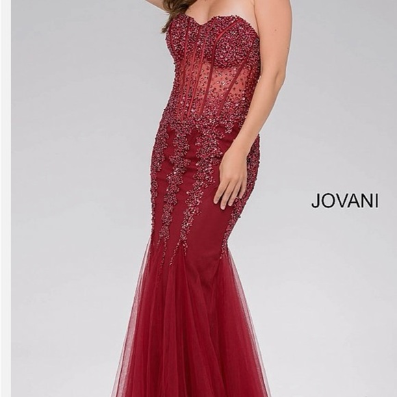 Jovani Dresses & Skirts - Jovani dress, altered slightly. Hemmed. Fit 5’2” with 3 inch heels.